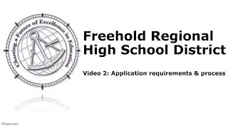 FRHSD Magnet Programs: Application requirements & process