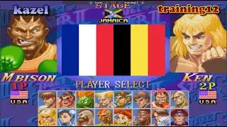 슈퍼 스트리트 파이터 2 터보 ➤ kazel (France) vs training12 (Belgium) Super Street Fighter 2 Turbo