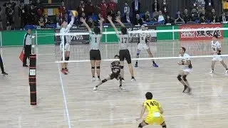 西田有志 迫田郭志 ジェイテクト vs 福山平成大学 3セット目 バレーボール天皇杯2018 男子2回戦より Japan volleyball