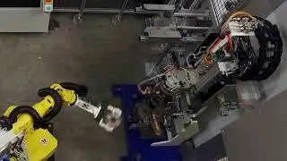 Automated Laser welding cell M800 and induction for gear parts by Arnold Ravensburg
