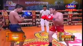 khmer boxing phan kron vs thai at tv5.