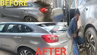 Quarter Panel & Door Repair  Full Body Work Process | Denting Painting ! क्वार्टर पैनल  डोर रिपेयर |