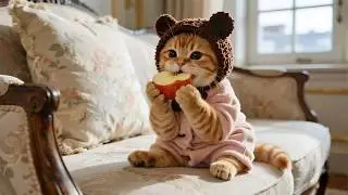 How ginger kitten get separated from its mama cat such large house?🍎Compilation