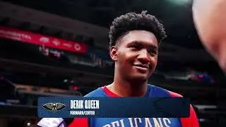 Derik Queen interview | Pelicans-Wizards 1/9/26