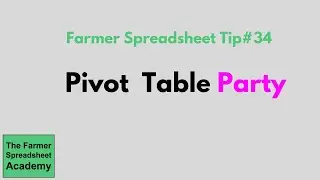 Tip #34 Turn Your Crop Plan Into A Planting Calendar With Pivot Tables