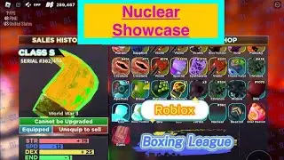 Nuclear glove showcase (Boxing League)Roblox!! #trending #roblox #roblox Boxing league