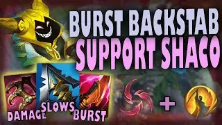 FULL AD SHACO SUPPORT IS UNSTOPPABLE (SNOWBALL YOUR ADC QUICK)