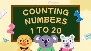 Number song 🎶 for kids from 1 to 20 | Counting Number | ✌️Learn Play Pal