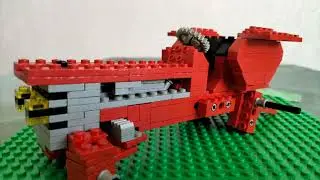 vintage lego tractor build set number:851  from 1977