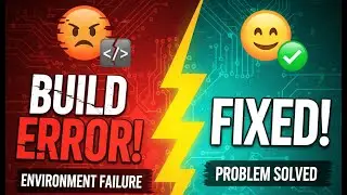 How to Fix Firebase Studio Build Error | Firebase Environment Build Error