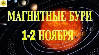 ВНИМАНИЕ ! МАГНИТНЫЕ  ВЫХОДНЫЕ. БУРИ 1-2 НОЯБРЯ 2025!