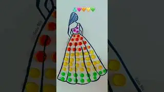 👗 Satisfying Color Drop mixing #art #shorts #colors #shortfeed #ytshort #mix #colormixingmagic #yt