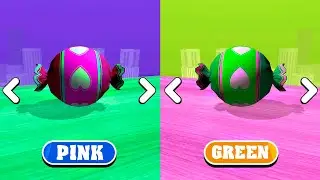 COLOR CANDY BALL vs REVERSE in Going Ball - Update Race-158