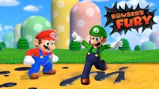 Bowser's Fury - Full Game Walkthrough (2 Player)
