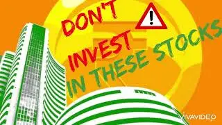 Don't invest These stocks #caution for #stockmarket Investor awareness  #latestinformation #nse