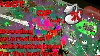 20T Red hive boost with festive bean (last boost with red hive)