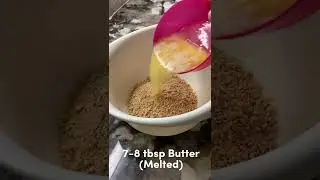 How to make Graham Cracker Crust! *Full Tutorial*
