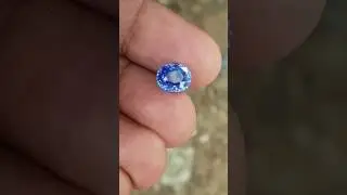 SOLD 4crt natural unheated ceylon earth mined blue sapphire