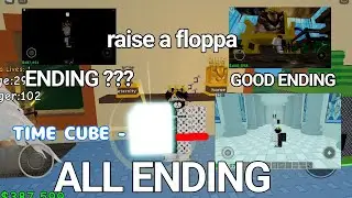 Roblox:raise a floppa - Unlock ALL ENDING