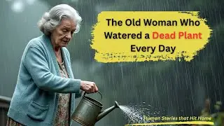 The Old Woman Who Watered a Dead Plant Every Day | Learn English Through Stories