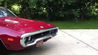 1972 Plymouth road runner 440 six pack burn out
