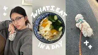 what I eat in a day (healthy + realistic)