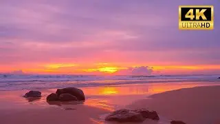 🌊 Relaxing Ocean Sounds in 4K: Soothing Beach Waves for Sleep and Relaxation | ASMR