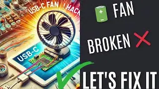 Rewiring a Portable Fan: USB-C & 3.7V Battery Hack!