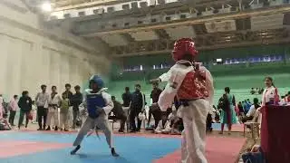 Karate kid my son blue dress .. Champion