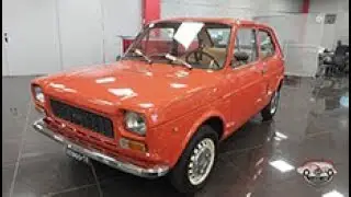 fiat 127 1° serie gli interni e gli esterni