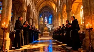Benedictine Monks Gregorian Songs of Stillness | Sacred Voices for Healing and Calm