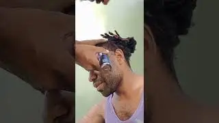 Getting my hair cut #travel #morningtea #religion #simbu #beachtour #teabreak