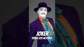 JOKER &iexcl;TODOS LOS ACTORES! #joker #batman