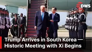 HISTORIC WELCOME: Trump Arrives in South Korea for High-Stakes Meeting with China&rsquo;s Xi Jinping |AC1E