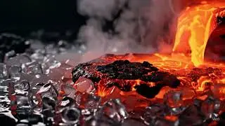 Ultimate Lava on Ice ASMR | 1 Hour of Relaxing Melting Sounds