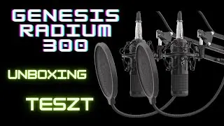 GENESIS RADIUM 300 XLR Unboxing, teszt