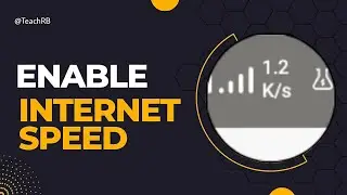 How to Show internet speed on Notification Bar on Any android Device | Show Internet Speed meter