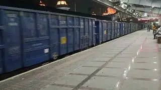 BCNA Wagon Goods train with leading Loco (Nagpur wag 12)