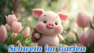Schwein im Garten remix -Niedliches Lied für Kinder –Fröhliches Kinderlied –Lustiges Lied für Kinder