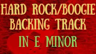 Hard Rock/Boogie Backing Track in E minor