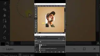 Letter Portrait #shorts #shortvideo #subscribe #gimp #gimptutorial