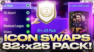 3 INFORMS IN 1 PACK - OMG INSANE 82+ X 25 ICON SWAPS PACK !!! - FIFA 21
