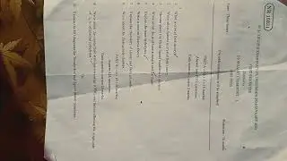 YOGI VEMANA UNIVERSITY INORGANIC CHEMISTRY PAPER-1 1ST YEAR