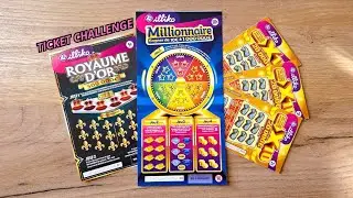Grattage du 9 f&eacute;vrier. 🎫Session Ticket Challenge🎫 🤞🏻🍀🫨💸💰