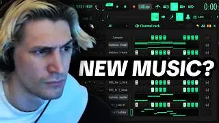 xQc пишет новую музыку в FL Studio