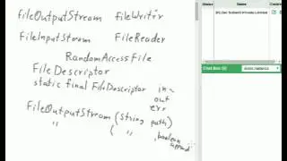 Java - java.io package, streams for io from files and the Piped streams