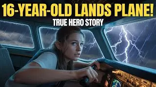 &ldquo;16-Year-Old Girl Lands Plane After Pilot Passes Out at 30,000 Feet ✈️ | True Hero Story&rdquo;