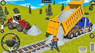 City Railway Construction Simulator - Truck Driving Game - Android Gameplay