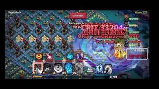 (Clash of Lords 2) Playing battle Royal Endless domain lv.122. uh, very hard!