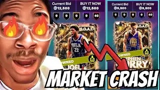 GOAT PACKS HAS CRASH THE AUCTION HOUSE IN NBA2K25 MyTeam!!